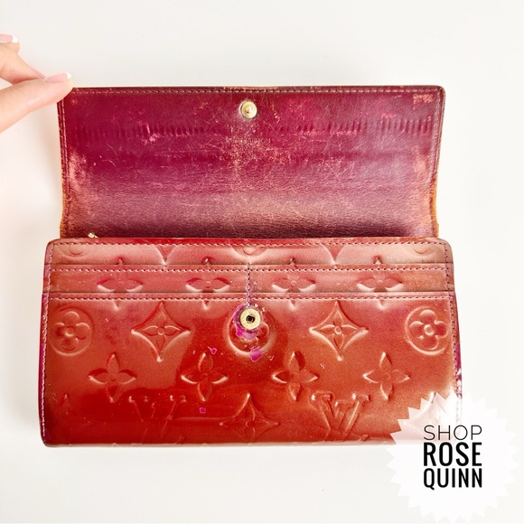 LOUIS VUITTON | Bordeaux Vernis Long Wallet (TH4077) - Picture 6 of 11